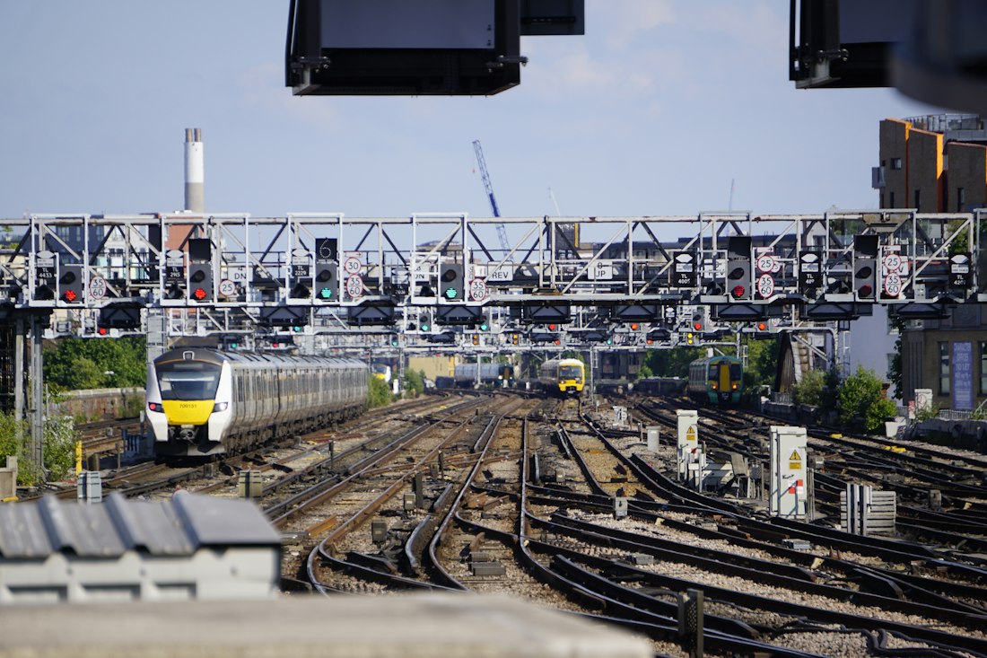 Rail lines approaching London Bridge station (illustrative image)