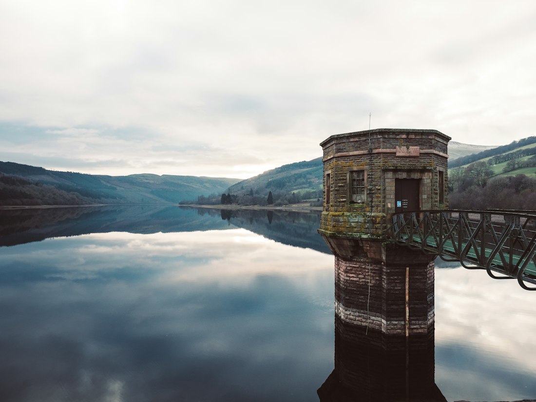 Water infrastructure in landscape (illustrative image)